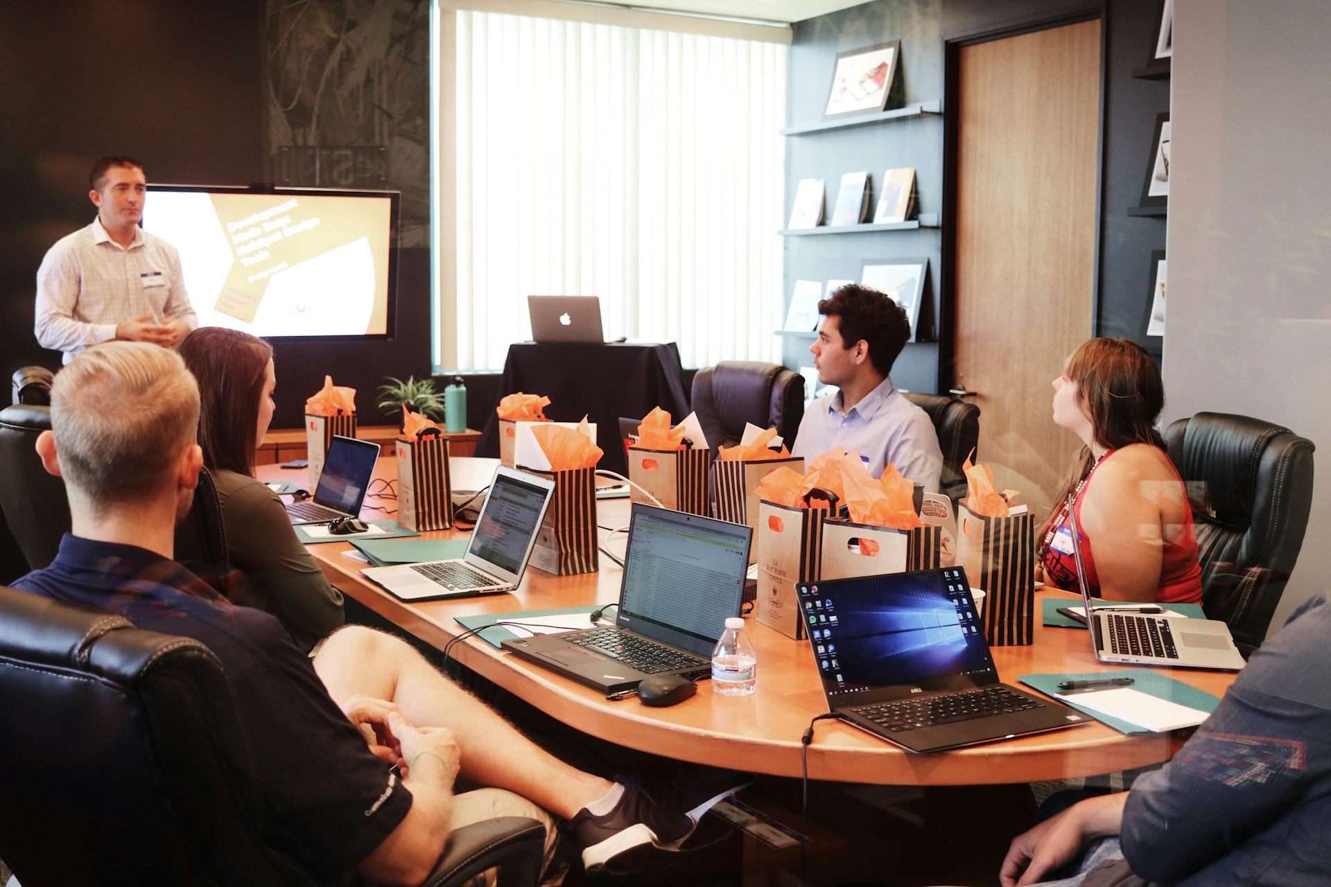 Ascendancy team in a strategy session